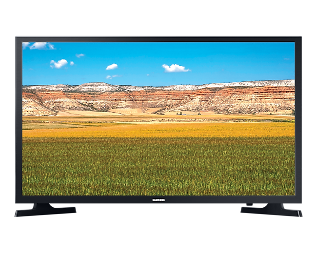 ดูราคา อ่านรีวิว Samsung T4300 HD Smart TV (2020) UA32T4300AKXXT ซัมซุงสมาร์ททีวีขนาด 32 นิ้ว ค้นหาคอนเทนต์ต่าง ๆ ได้ด้วยรีโมทเดียว (ROW) ภาพด้านหน้าทีวีเห็นหน้าคมชัด