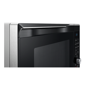 มุมมองระยะใกล้ของการออกแบบที่ทันสมัย ​​เตาอบ อุ่น ย่าง ทอด MC32K7055CT Convection 32 ลิตร (สีดำ)