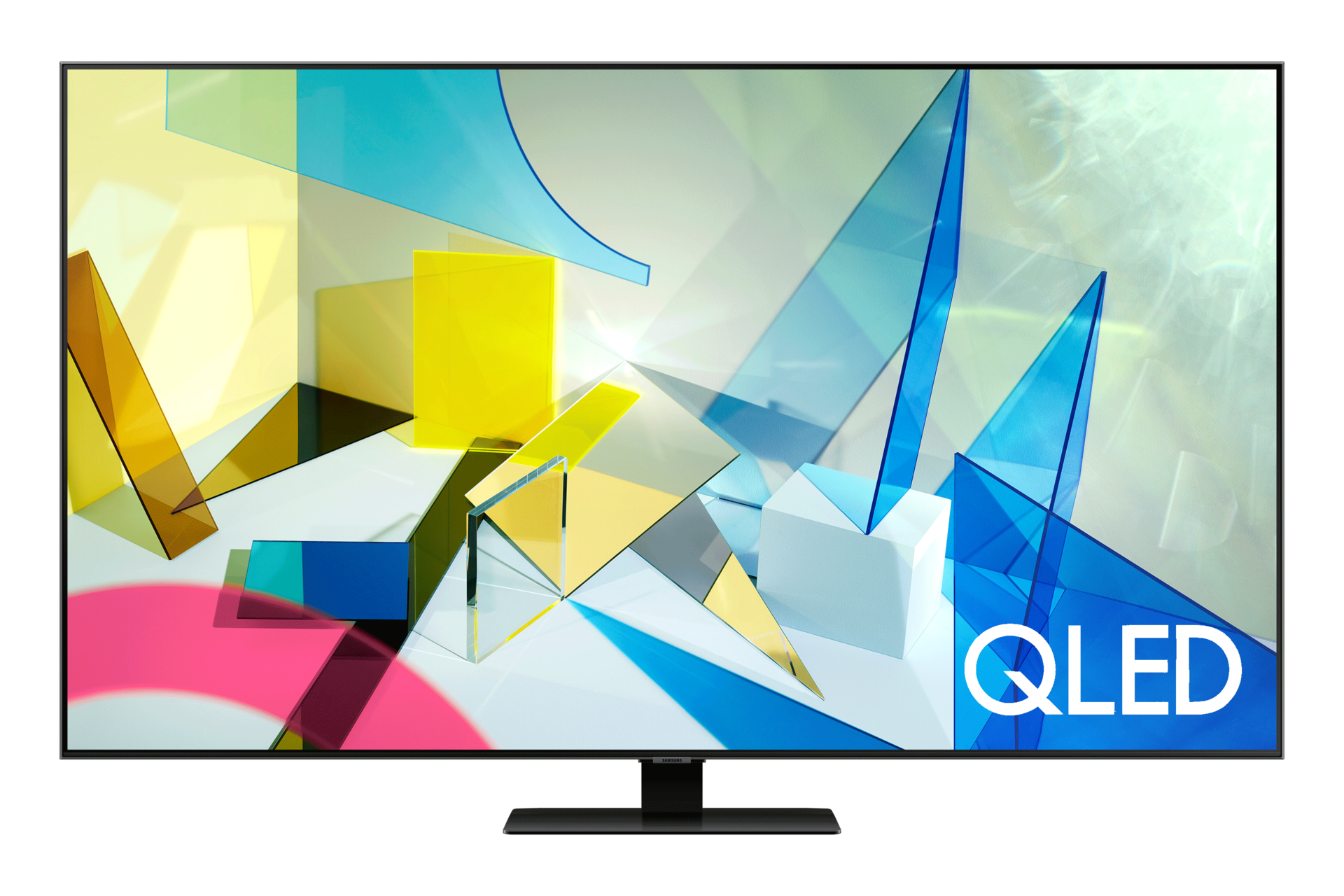 เช็กราคา Samsung Q80T QLED Smart 4K TV (2020) ขนาด 85 นิ้ว สมาร์ททีวีที่ช่วยให้มองเห็นทุกรายละเอียดด้วยคอนทราสต์ที่โดดเด่น (Direct Full Array 8X/12x) ด้านหน้าของ Q80T QLED สี Silver