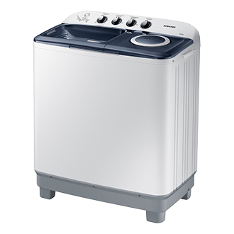 Samsung เครื่องซักผ้าถังคู่ 8.5 กก. สี White - มุมมองด้านขวา      