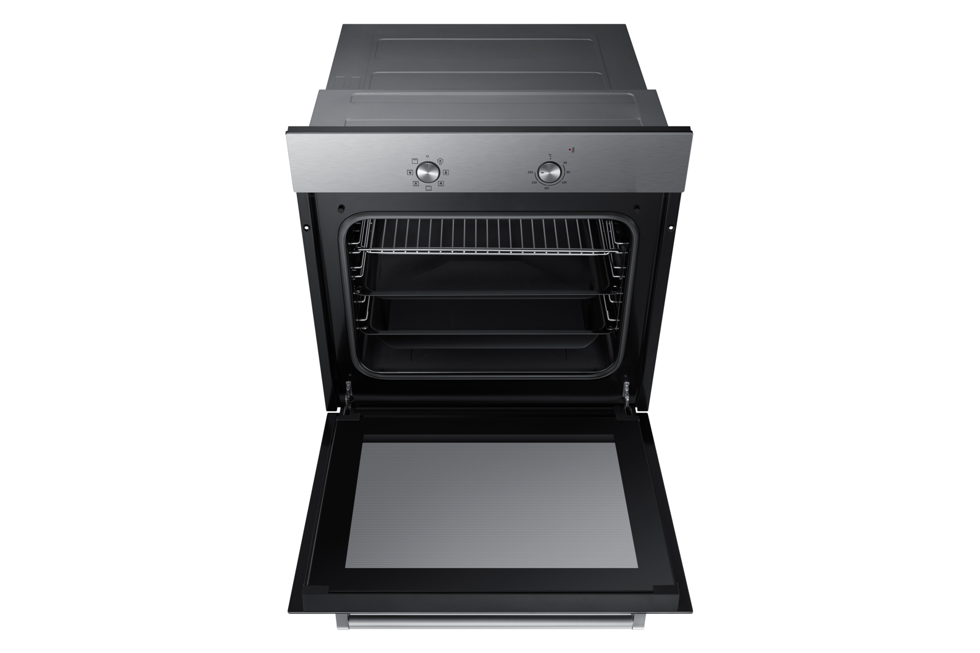 Front Over Open Black