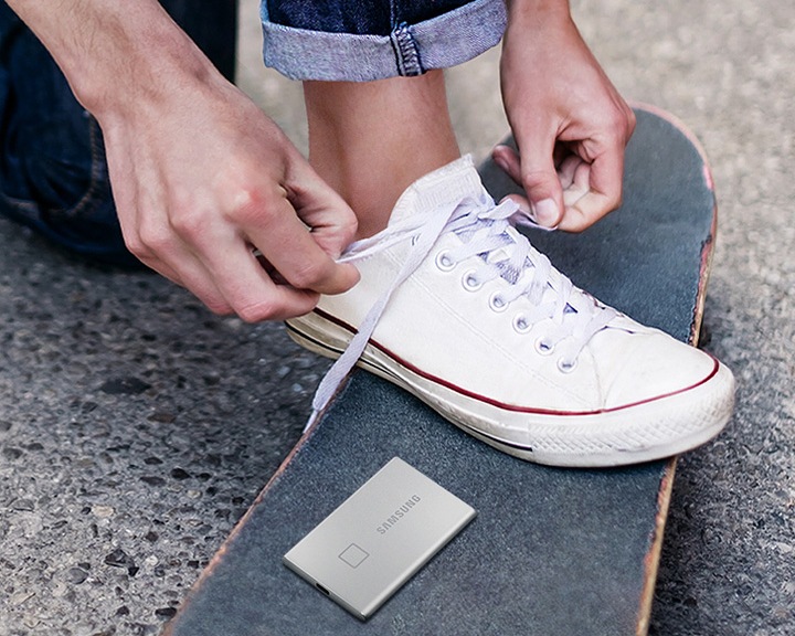 Taşınabilir SSD T7 Touch USB 3.2 1TB (Siyah) | MU-PC1T0K/WW