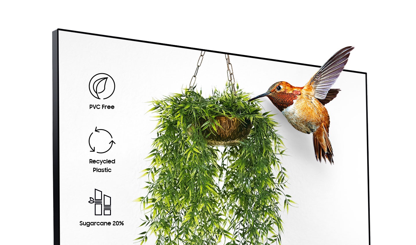 Eko-bilinçli malzemelerle üretilmiştir