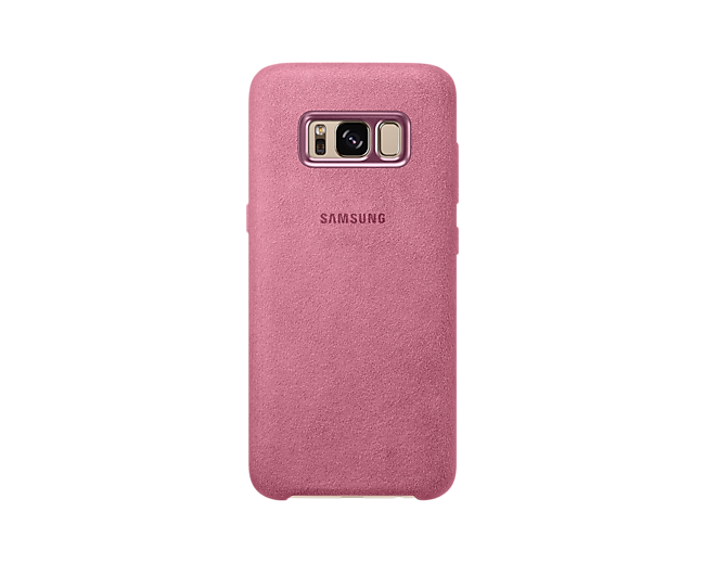 Galaxy S8 粉色 Alcantara 義大利麂皮背蓋