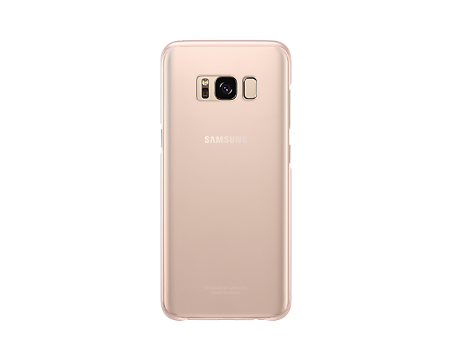 Galaxy S8 粉色薄型透明背蓋(PC材質)