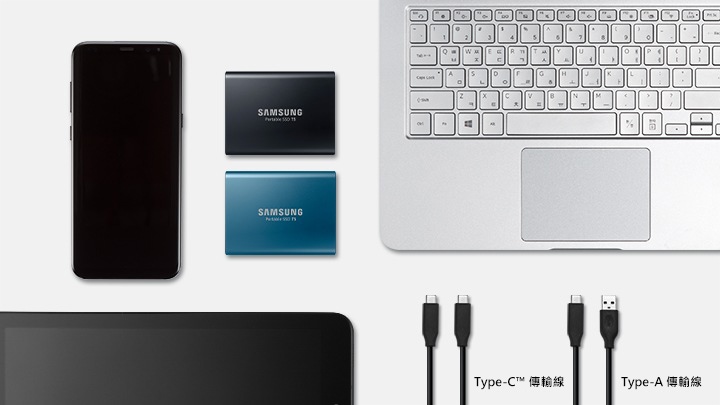 移動固態硬碟T5 USB 3.1 500GB | MU-PA500B/WW | Samsung 台灣