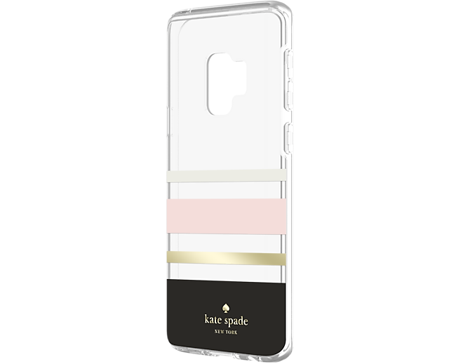 Galaxy S9+ Kate Spade 夏綠蒂條紋硬殼背蓋