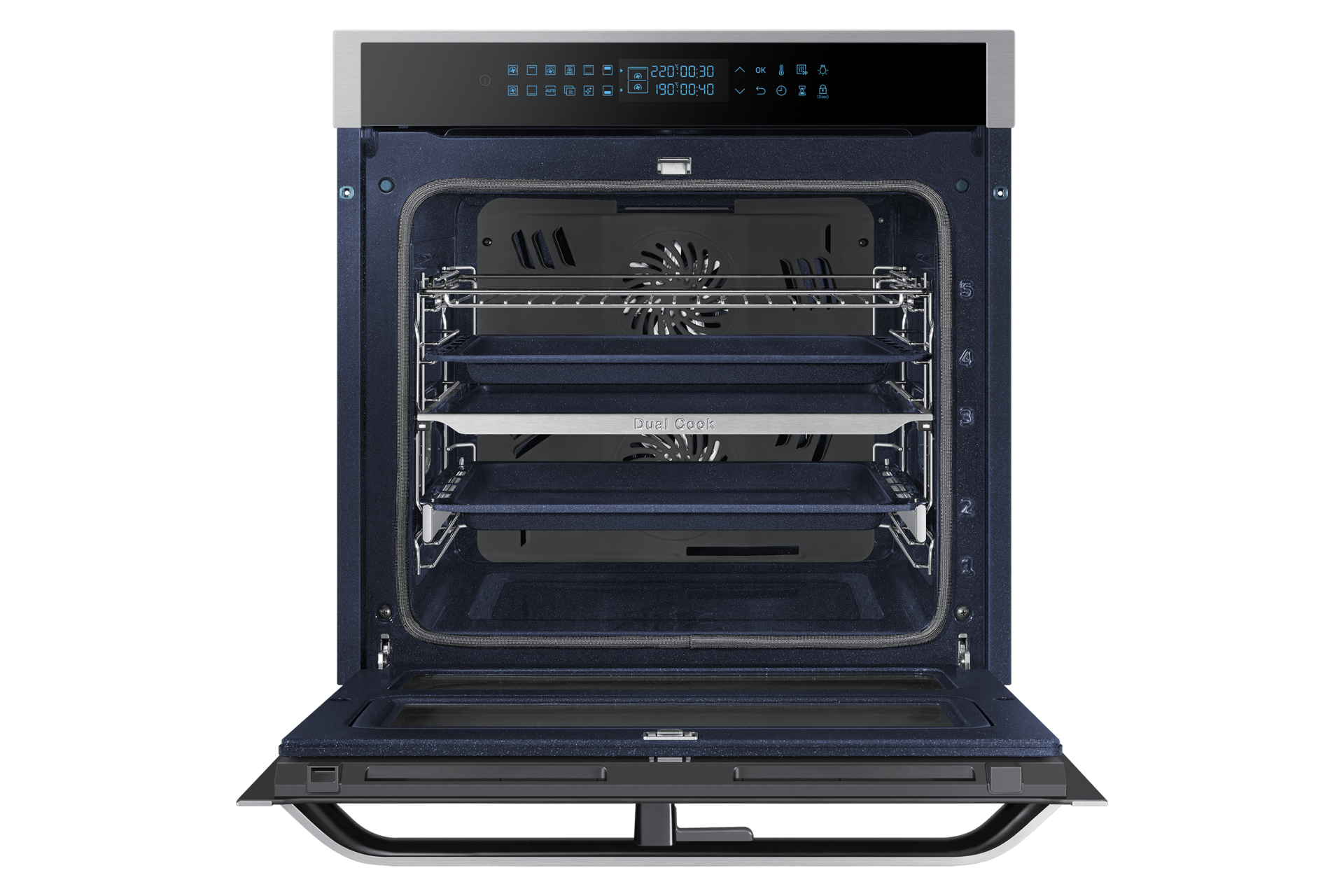 Духова шафа NV75N7646RS/WT з Dual Cook Flex, 75л - фото 3