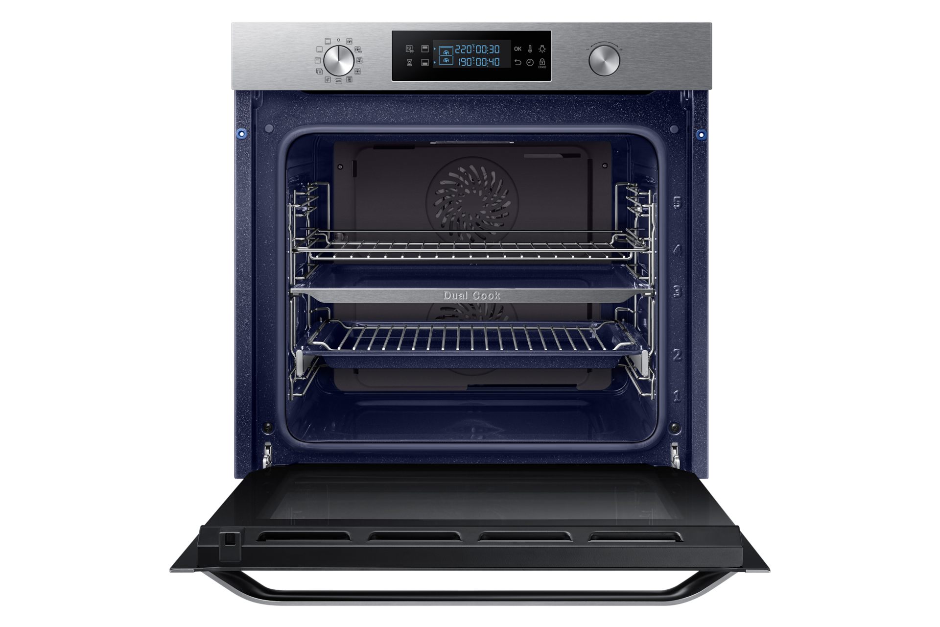 Духова шафа NV75K5541RS з Dual Cook, 75л - фото 2