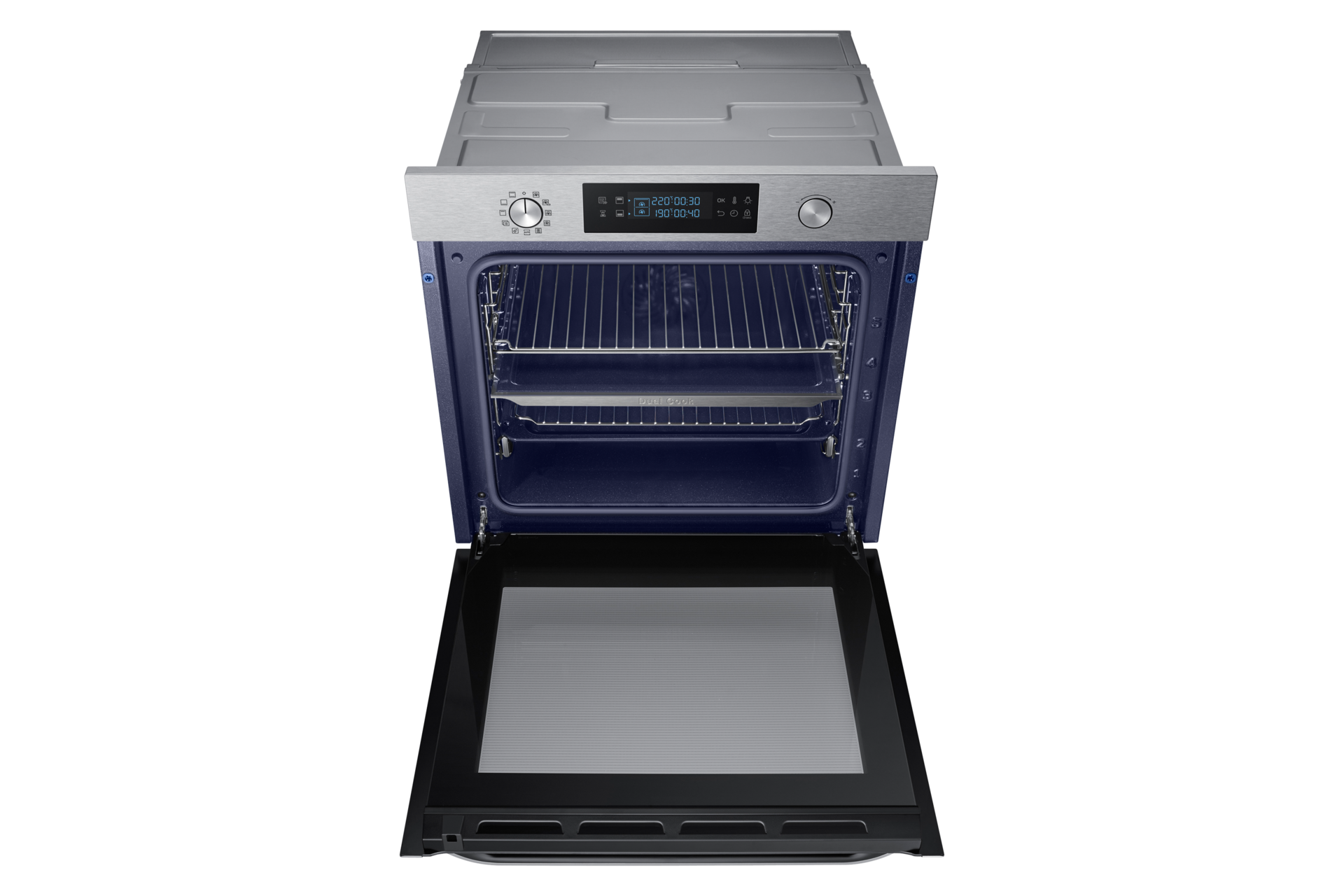 Духова шафа NV75K5541RS з Dual Cook, 75л - фото front-over silver