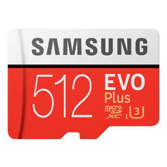 Карта пам'ті Samsung EVO Plus 512Гб із швидкістю читання до 100 MB/s MB-MC512GA/RU + SD-адаптер - фото 1
