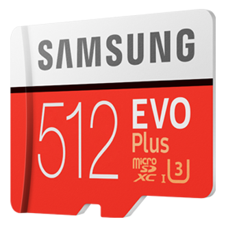 Карта пам'ті Samsung EVO Plus 512Гб із швидкістю читання до 100 MB/s MB-MC512GA/RU + SD-адаптер - фото 2