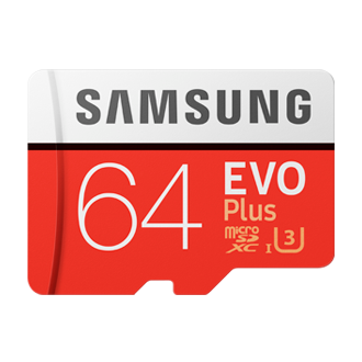 Карта пам'ті Samsung EVO Plus 64Гб із швидкістю читання до 100 MB/s MB-MC64GA/RU + SD-адаптер  - фото 1