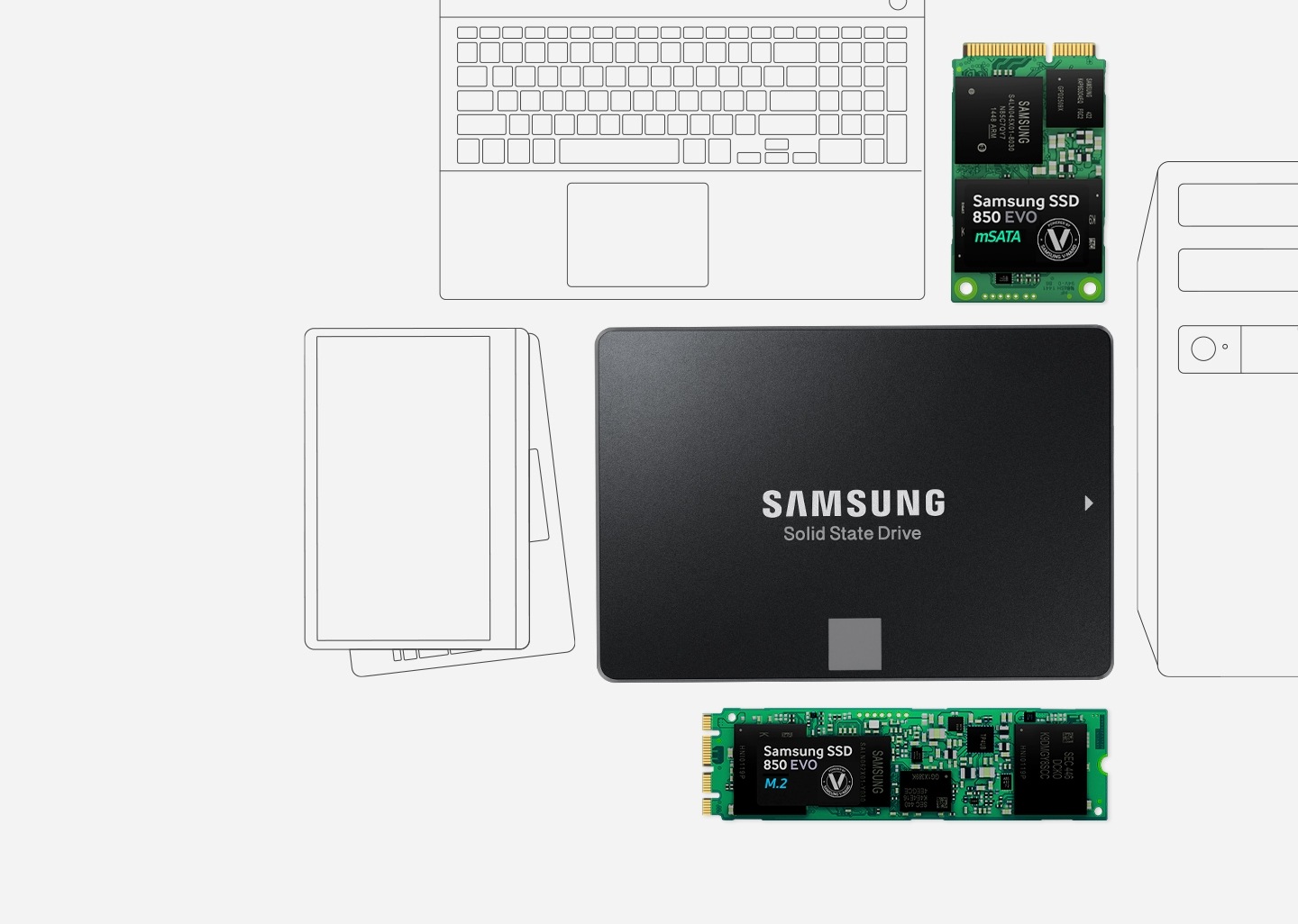SSD накопичувач Samsung 850 EVO 250GB 2.5