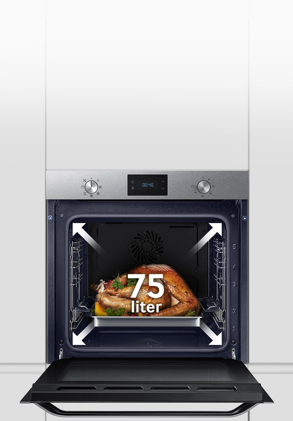 Samsung nv75k3340rb духовой шкаф