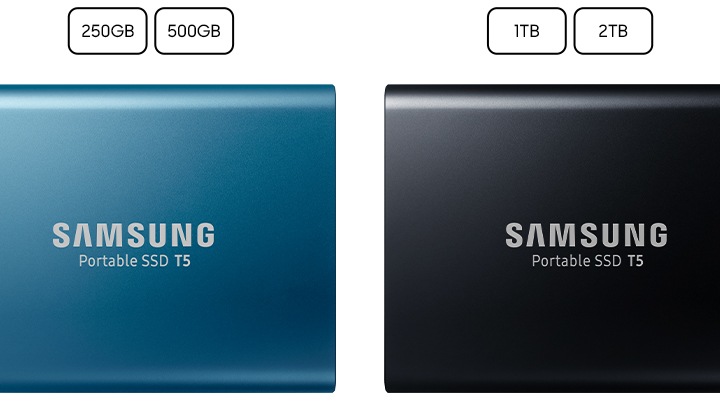 Зовнішній SSD накопичувач Samsung T5 1TB Black (MU-PA1T0B/WW