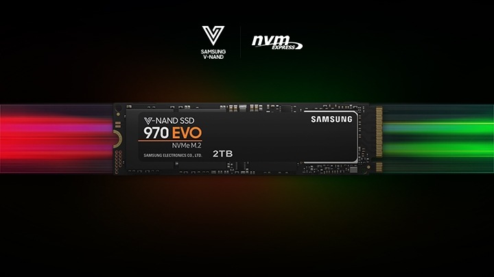 内蔵型SSD Samsung 970 EVO 500GB NVMe M.2 SSD SSD 970 EVO NVMe® M.2 500GB Memory & Storage - MZ-V7E500BW