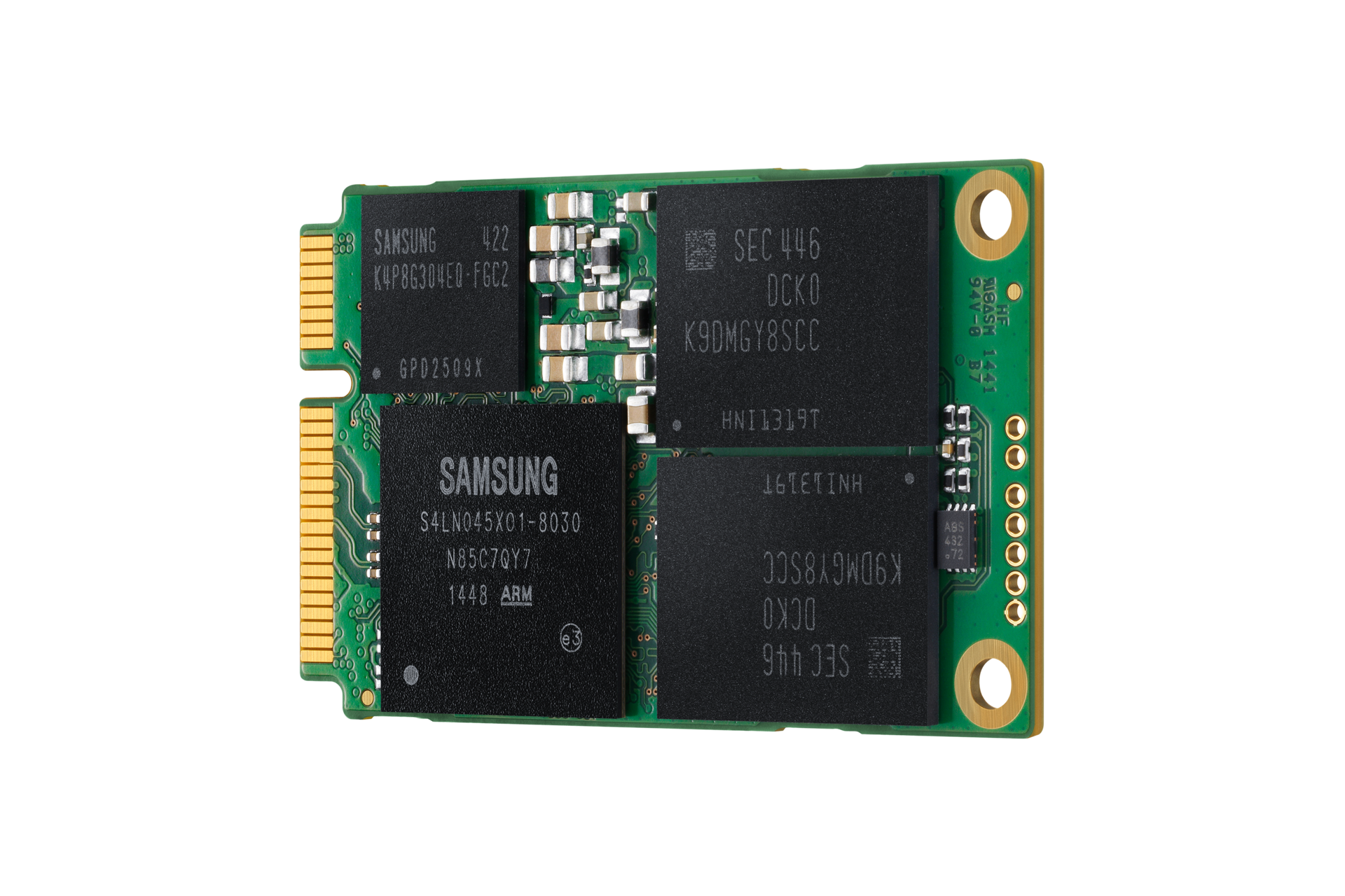 Накопичувач SSD 850 Evo mSata MZ-M5E1T0 - фото r-persp-front black