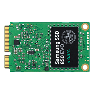 Накопичувач SSD 850 Evo mSata MZ-M5E250 - фото back black