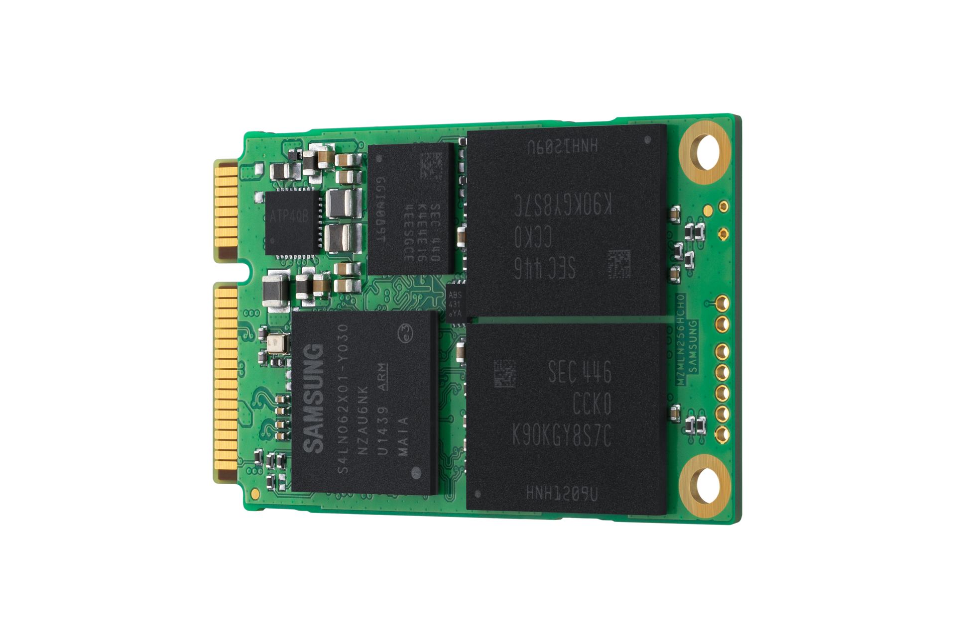 Накопичувач SSD 850 Evo mSata MZ-M5E250 - фото r-persp-front black