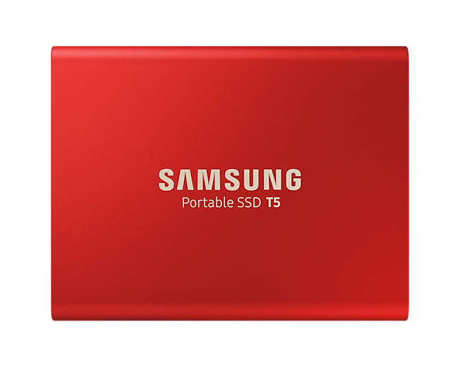 Портативний SSD Накопичувач Samsung T5 Red 1Тб MU-PA1T0R/WW - фото 1
