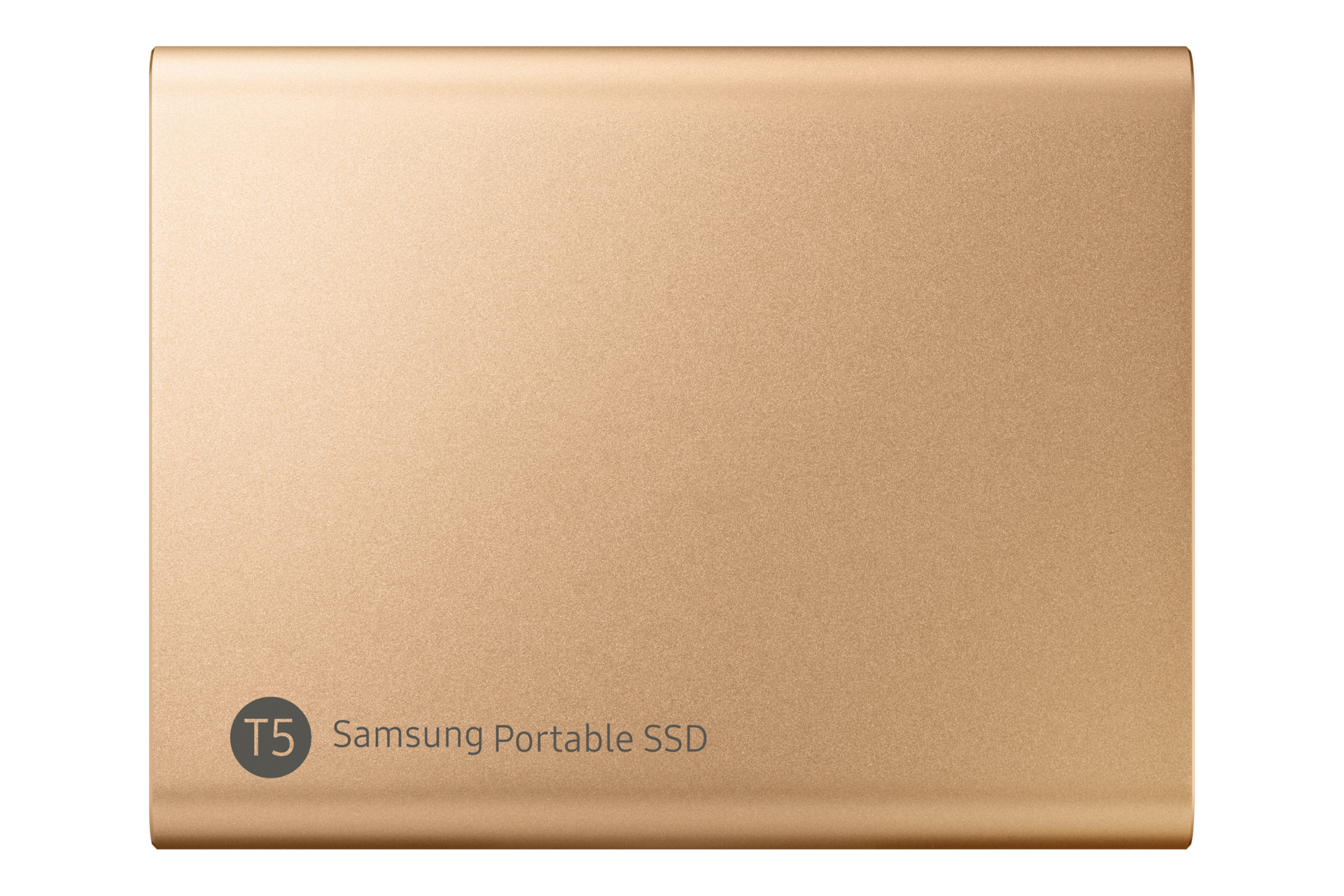 Портативний SSD накопичувач Samsung T5 500Гб золотистого кольору MU-PA500G/WW - фото 2