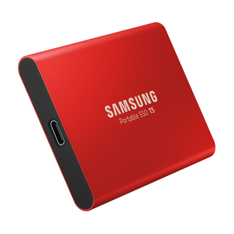 Портативний SSD Накопичувач Samsung T5 Red 500Гб MU-PA500R/WW  - фото 7