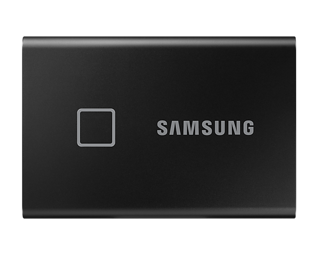 Портативний SSD Накопичувач Samsung T7 Touch Black 500Гб MU-PC500K/WW - фото 1