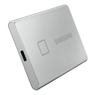 Портативний SSD Накопичувач Samsung T7 Touch Silver 2Тб MU-PC2T0S/WW - фото 7