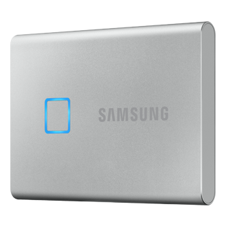 Портативний SSD Накопичувач Samsung T7 Touch Silver 2Тб MU-PC2T0S/WW - фото 10