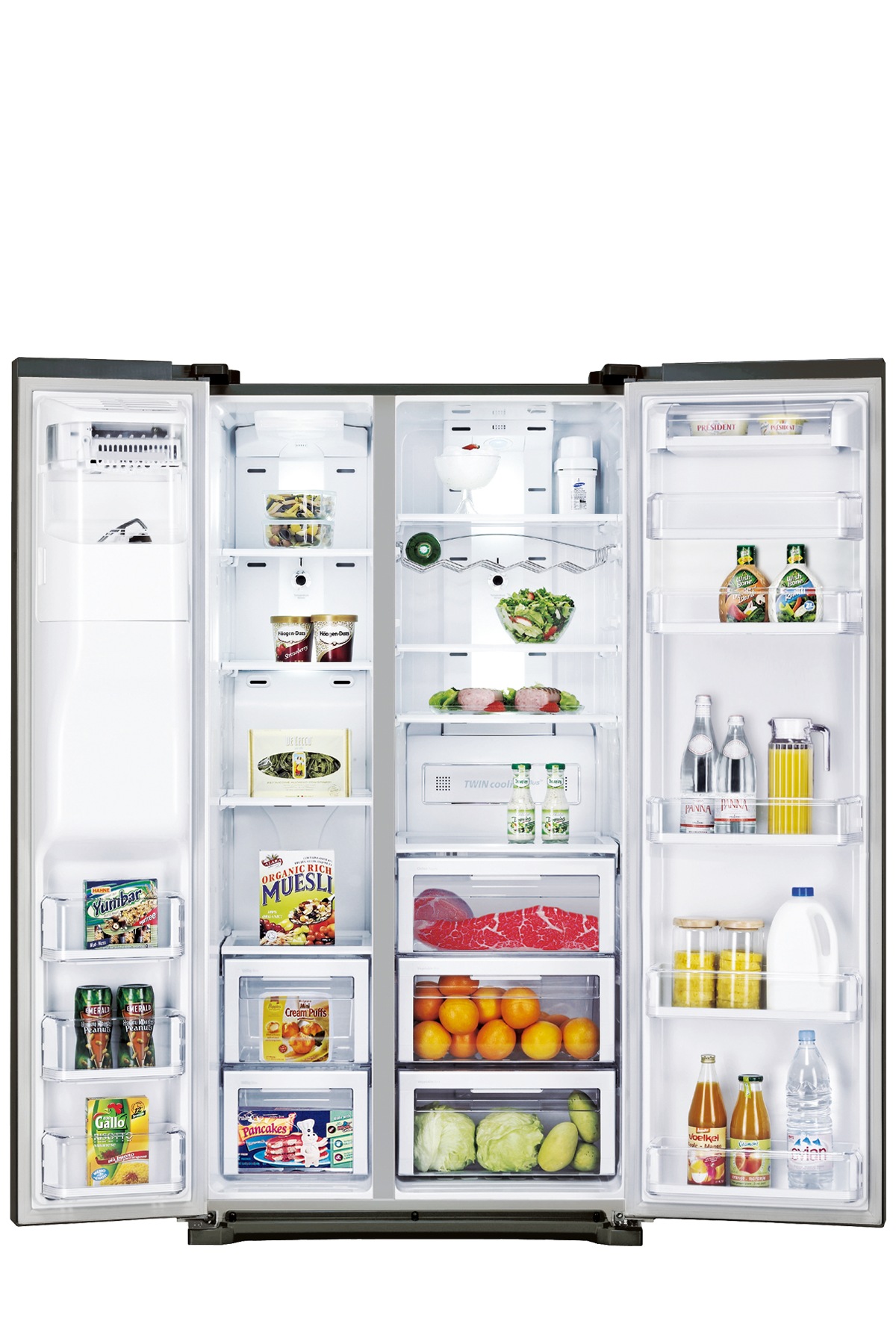 G Series Fridge Freezer 615 L Rsg5uumh1 Xeu Samsung Uk