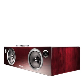 Wireless Audio Dock with Valve Amplifier (iPod and Galaxy) Front Red