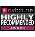 AV Forums Highly Recommended Award