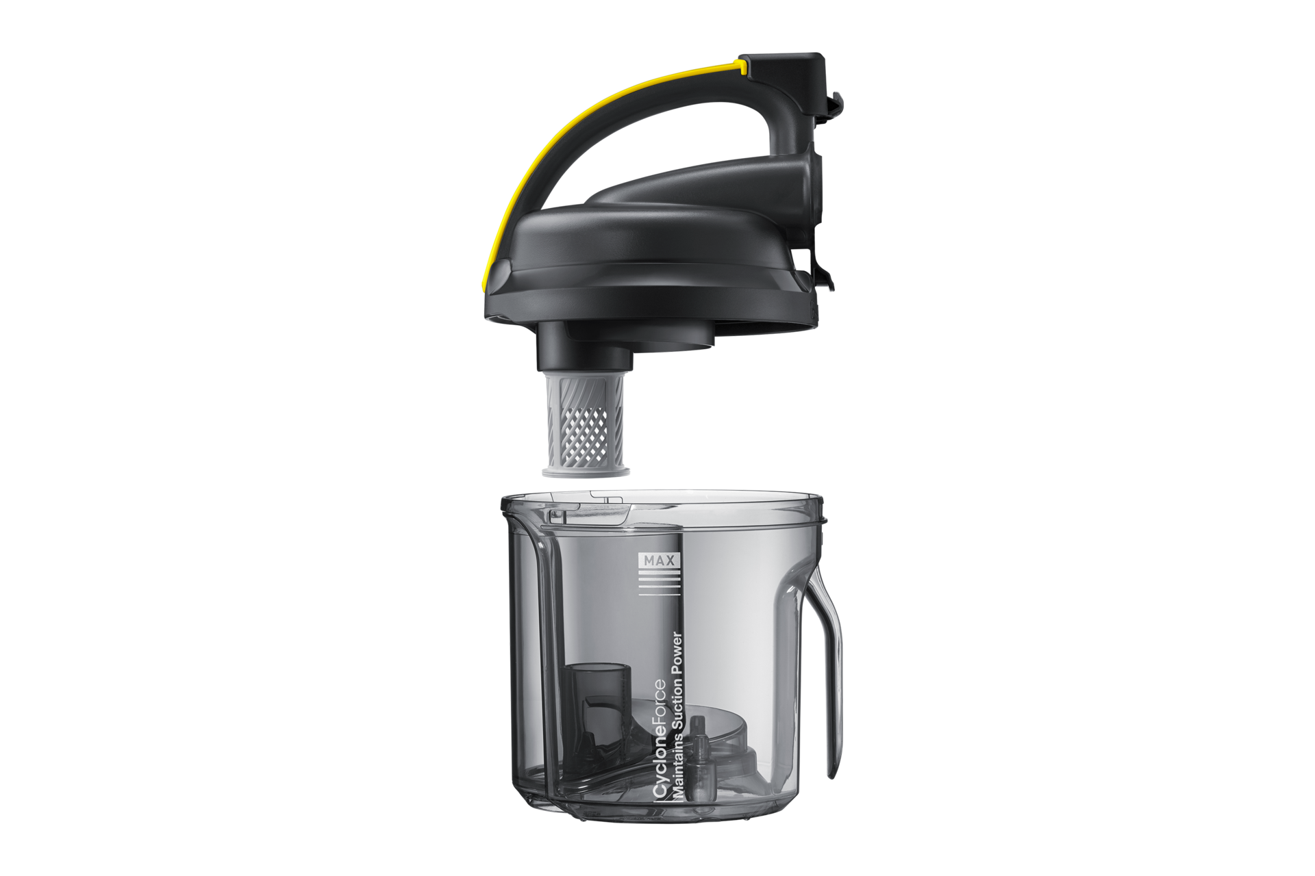 Dust Bin Open Yellow