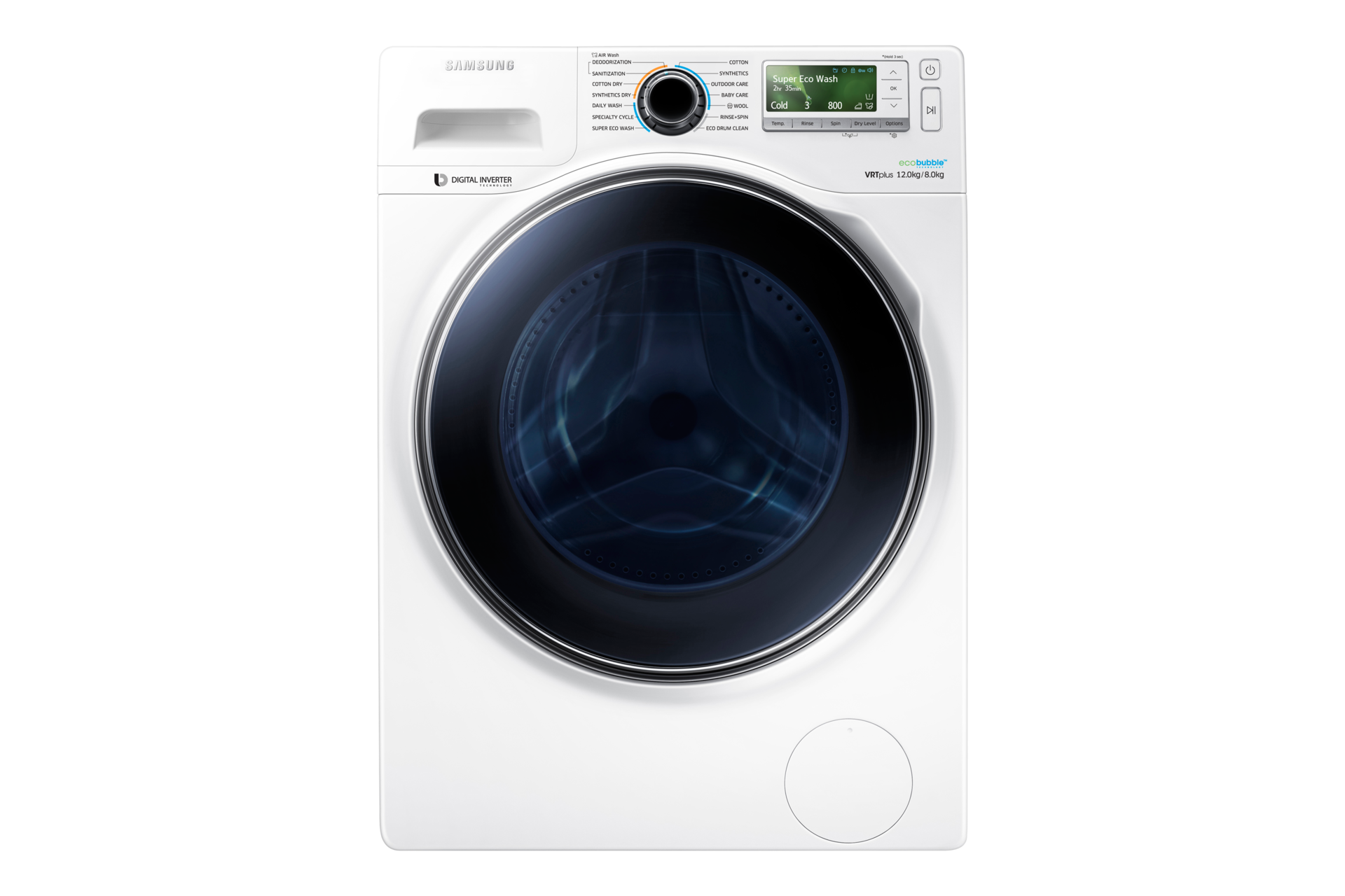 Wd8000 Washer Dryer With Ecobubble 12 Kg Samsung Support Uk