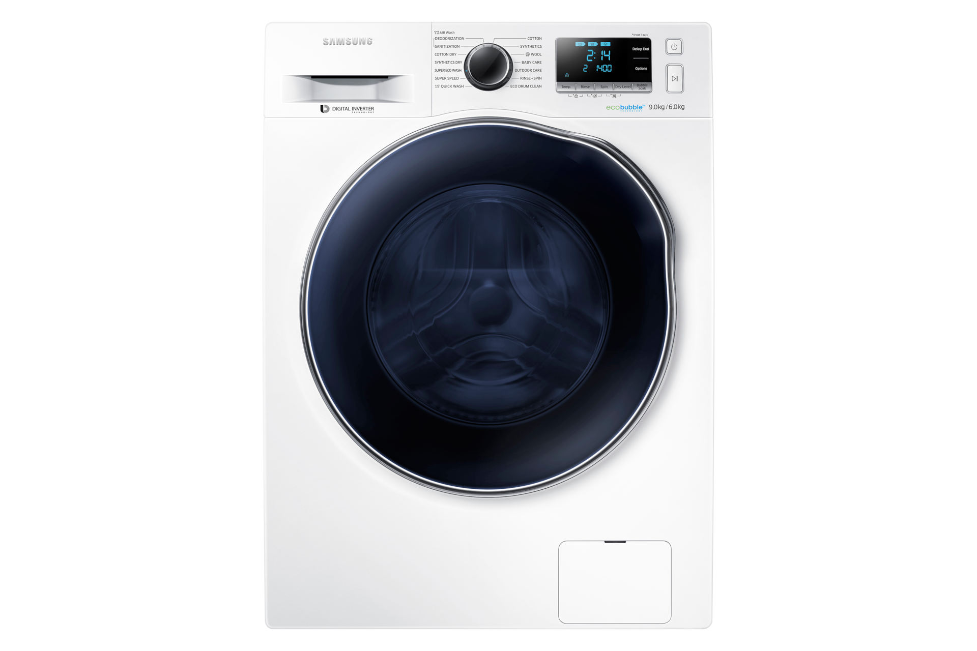 WD6000 Washer Dryer With Ecobubble™, 9 Kg | Samsung Support UK