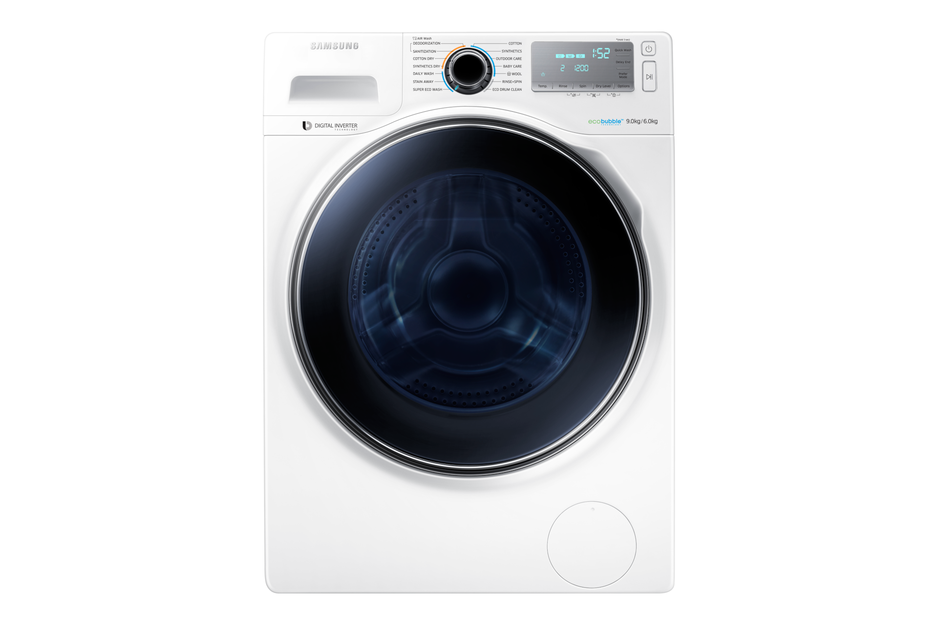 How do I use the dryer on my Samsung washer dryer?