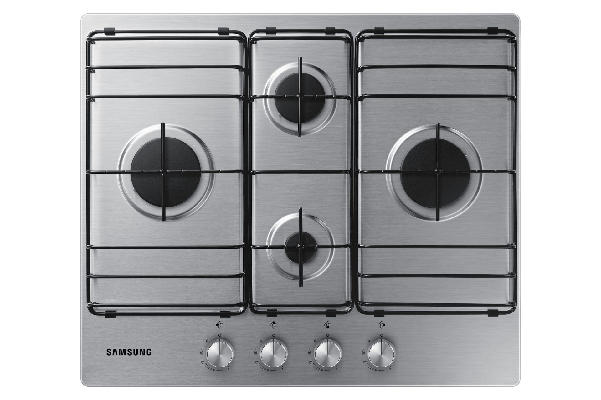 Samsung 4 Burner Diamond Gas Hob with Enamel Grates Samsung UK