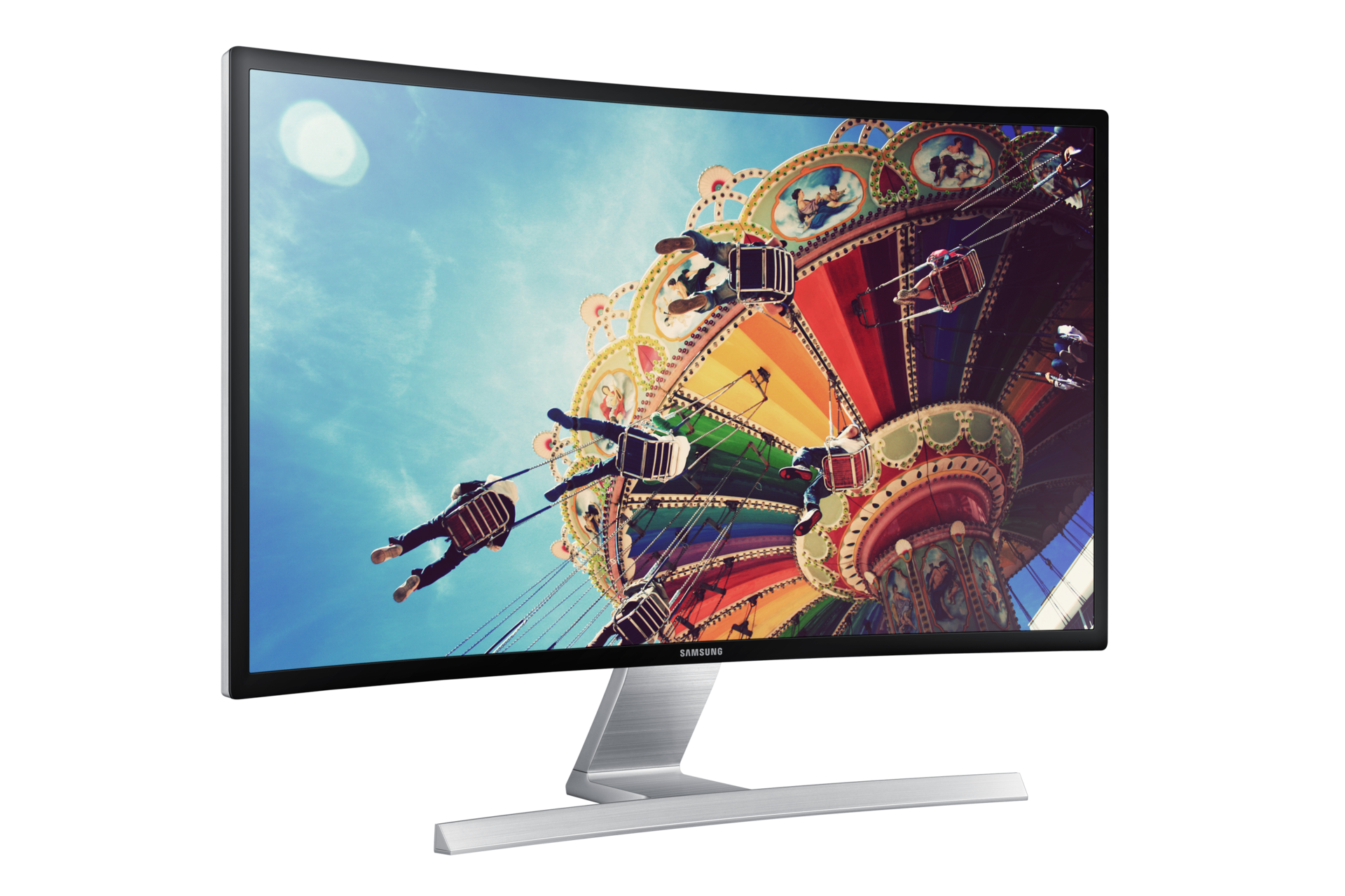 Samsung curved store computer monitor