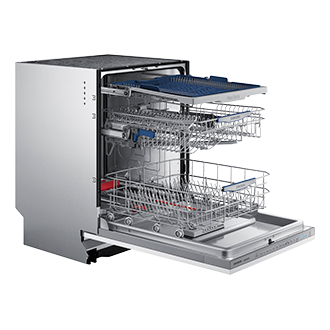 Dw60j9970bb 60cm W A Waterwall Integrated Dishwasher Samsung Uk