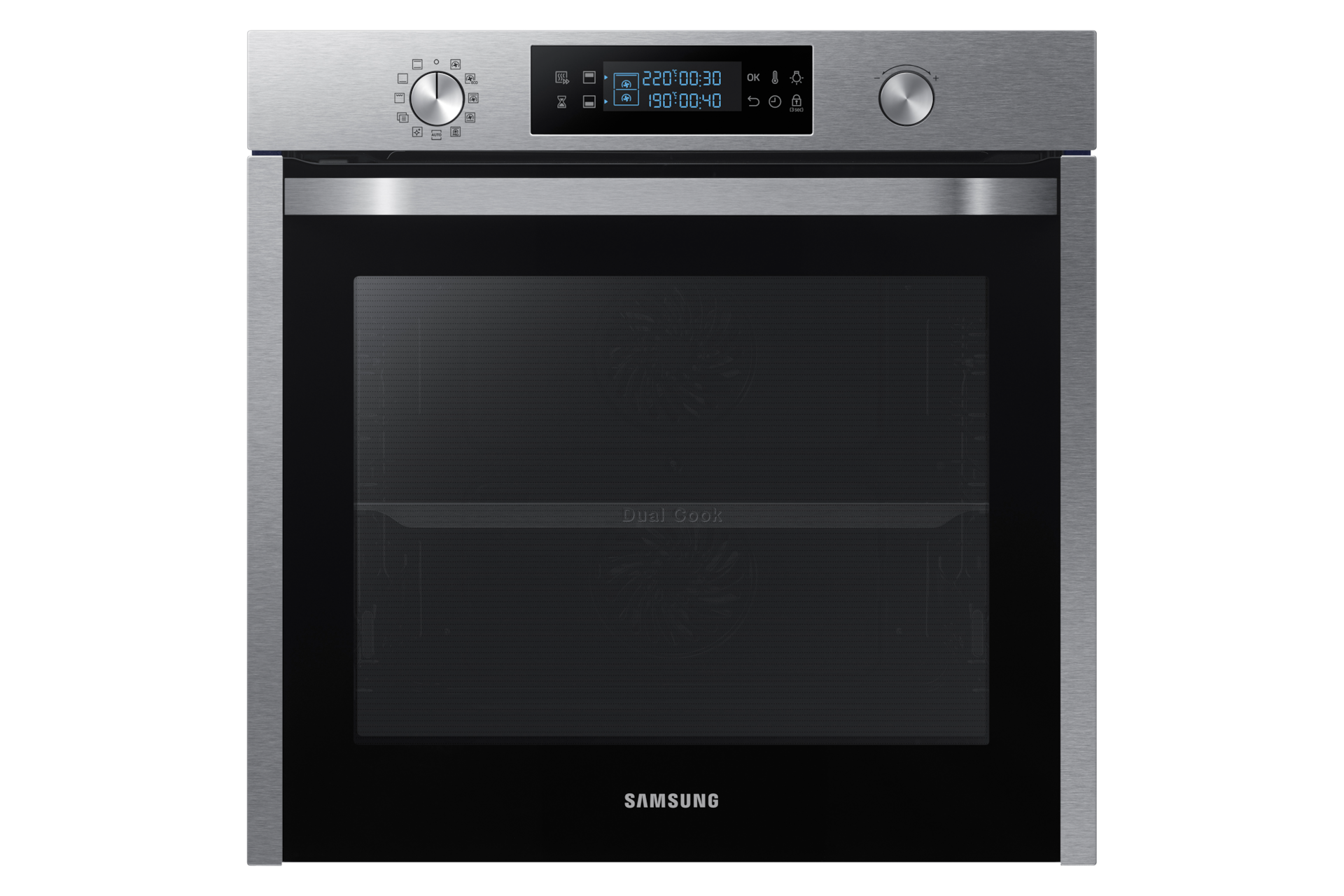 SAMSUNG Dual Cook NV75K5541 Electric Built-in Oven - Stainless Steel, Stainless Steel