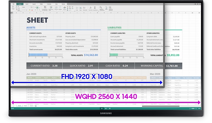 27 Wqhd Monitor Lf27t850qwuxen Samsung Uk