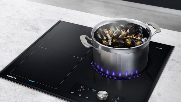Samsung NZ 84J9770EK Chef Collection Virtual Flame™ Induction Hob Black Glass!!! 