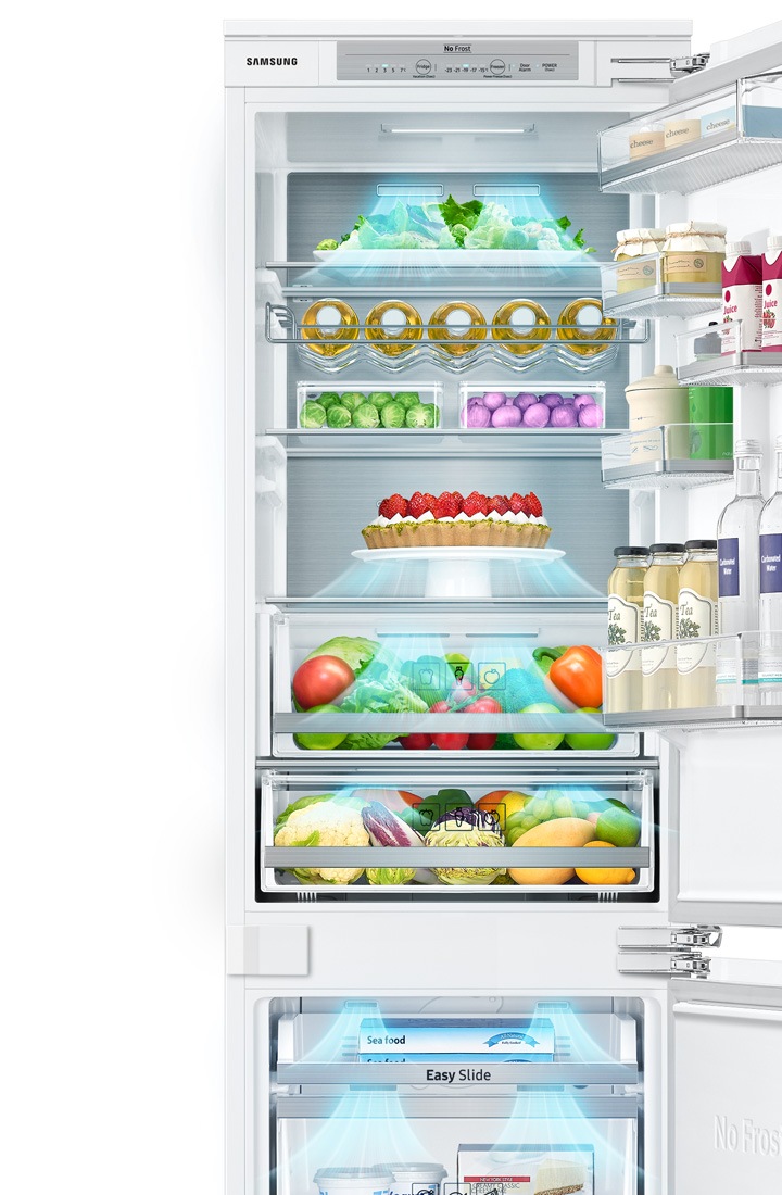 Samsung Integrated Fridge Freezer, 266L Samsung UK