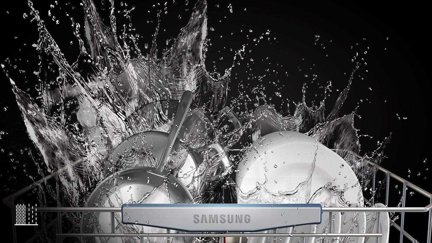 Dw60j9970bb 60cm W A Waterwall Integrated Dishwasher Samsung Uk