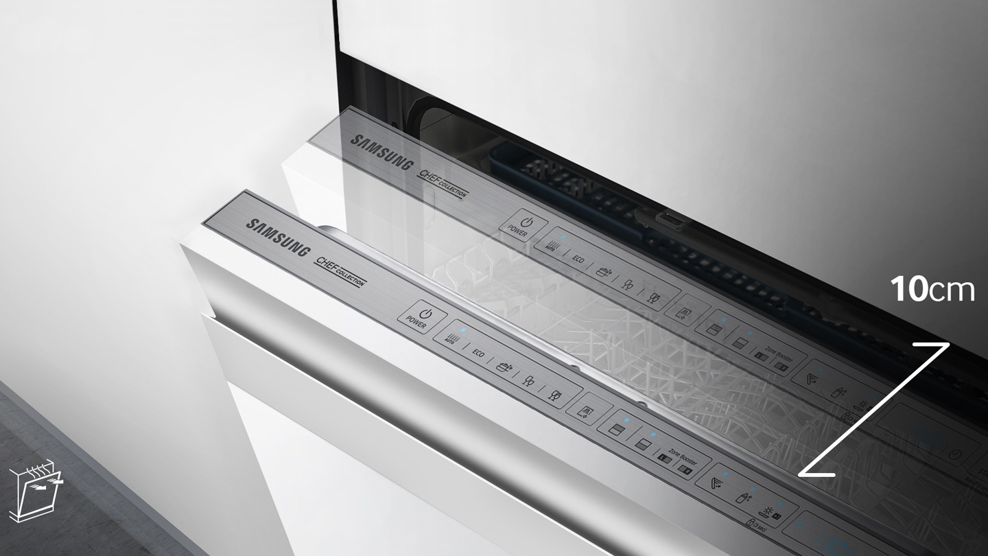Dw60j9970bb 60cm W A Waterwall Integrated Dishwasher Samsung Uk