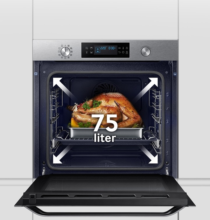 Dual Cook Electric Oven, 75 Litres NV75K5571RM Samsung UK