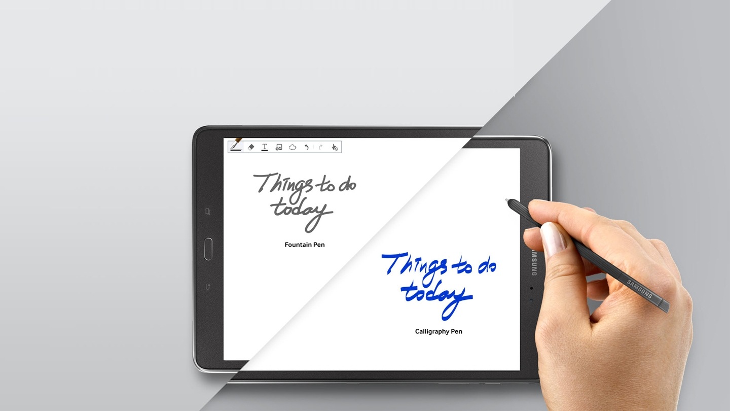 samsung galaxy note tablet with s pen