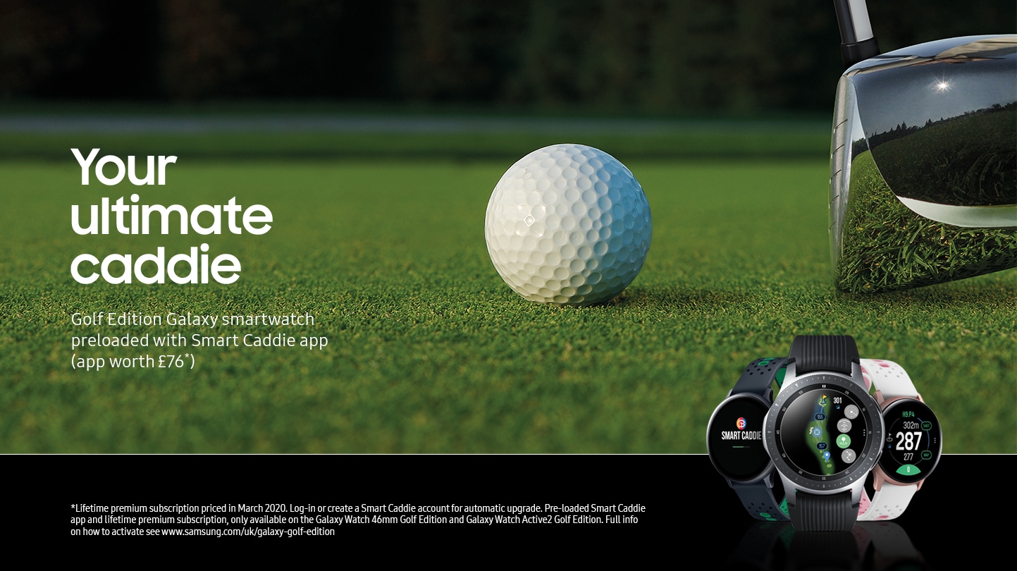 samsung galaxy watch active golf app