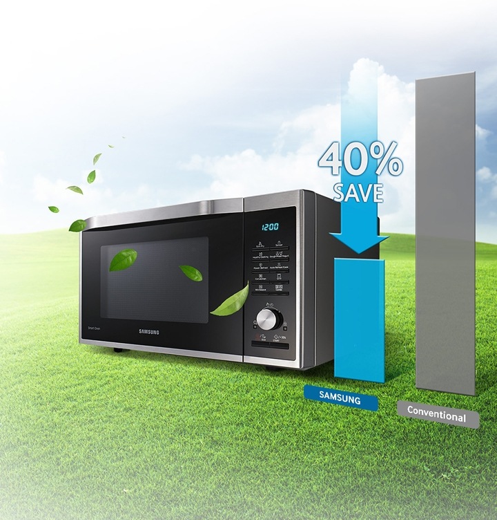 32L Convection Microwave Oven with SlimFry (MC32J7055CT) Samsung UK